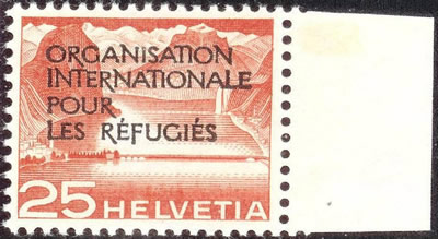 Timbre de service suisse du HCR