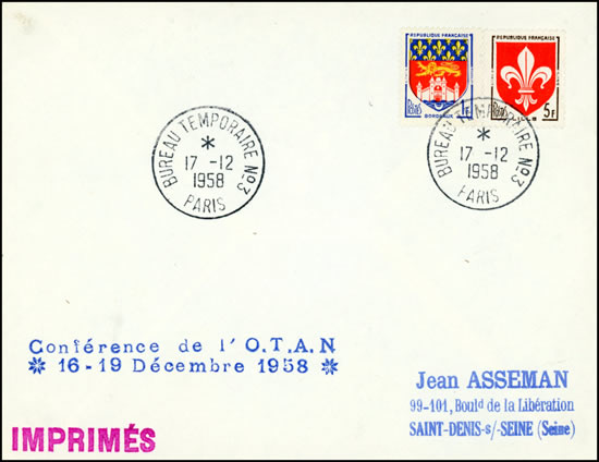 Conférence de l'OTAN 17/12/58