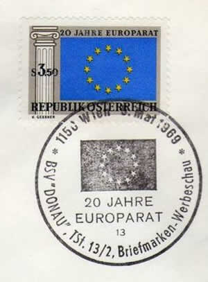 CE 20ème anniversaire du Conseil de l'europe Autriche