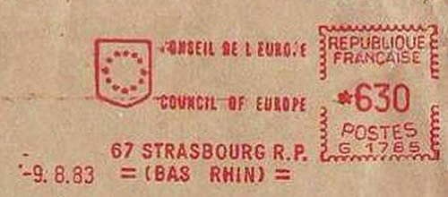 EMA Conseil de l'Europe G 1785 1983