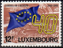 Luxembourg 40ème anniversaire du Conseil de l'Europe