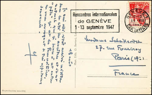 Rencontres internationales de Genève 1947