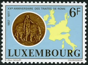 20ème anniversaire du traité de Rome  Luxembourg