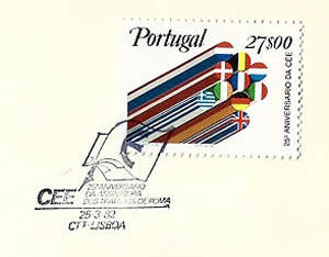 Portugal 25ème anniversaire de la CEE