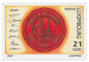 Traité de Paris sur la CECA sceau