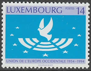 Luxembourg 40ème anniversaire de l'UEO