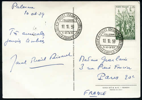 Conférence Européenne de l'Agriculture à Palerme