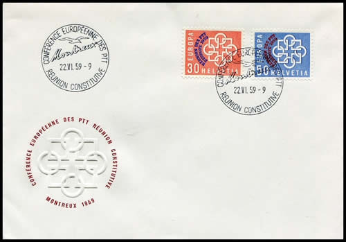 Création de la CEPT à Montreux