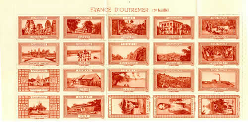 Carnet glatigny feuille de vignettes