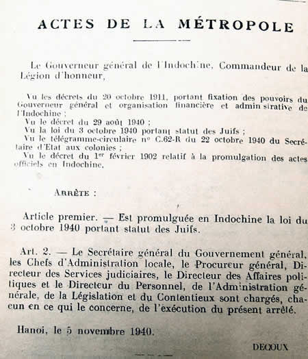 Loi sur les Juifs
