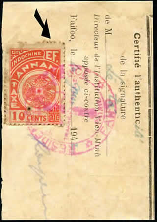 Fiscal Annam avec EF sur document