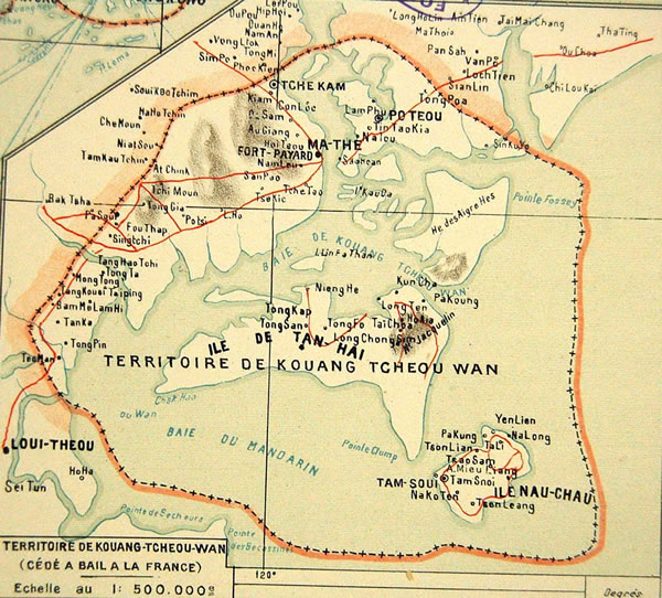 Carte de Kouang Tcheou Wan