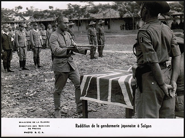 Reddition des Japonais à Saïgon