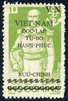 1$ Charner surchargé