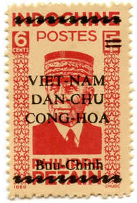 6 cts Pétain surchargé