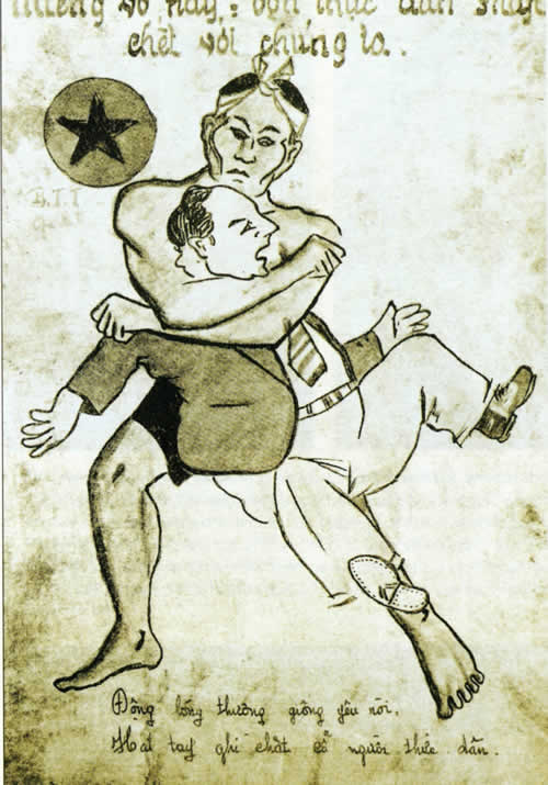 Affiche anti-française