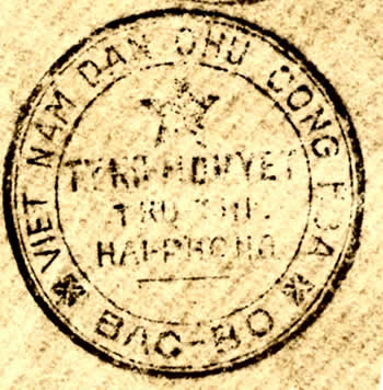 Cachet administratif censure de Haiphong