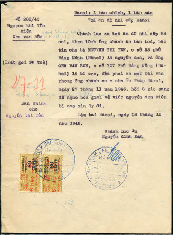 Fiscaux 12 hao sur document