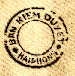 cachet censure évidé Haiphong