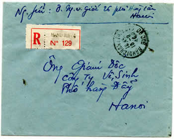 Lettre recommandée avec le 30xu Garnier