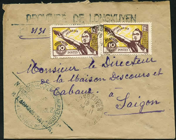 Republique de Cochinchine Province de LongXuyen