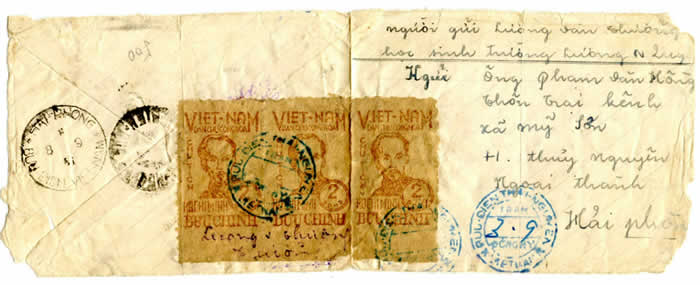 Lettre Thai Nguyen pour Hài-Phong sept 51