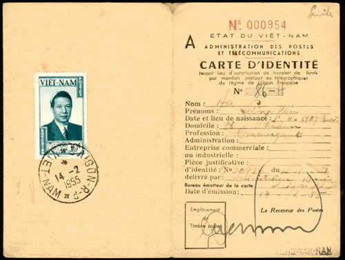Carte fonds Vietnam