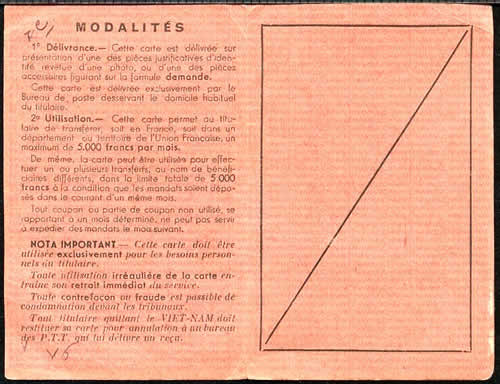 carte d'identité intérieur