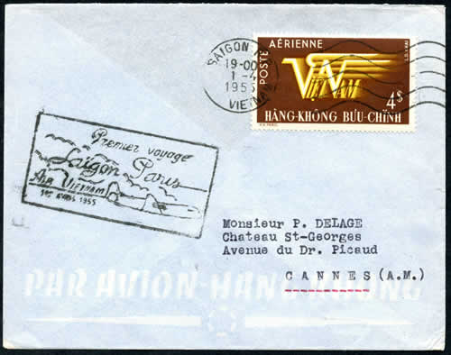 er Vol Air Vietnam Saigon Paris