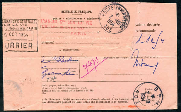 cachet BPM/402