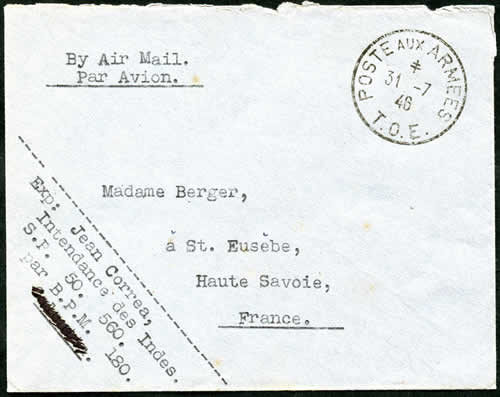 cachet TOE juillet 46