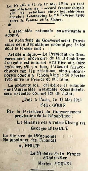 Accords franco-chinois