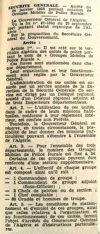 Création des GMPR