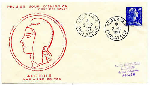 FDC 20 F Müller Algérie