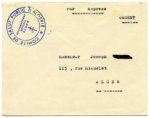 Lettre du CSP par estafette