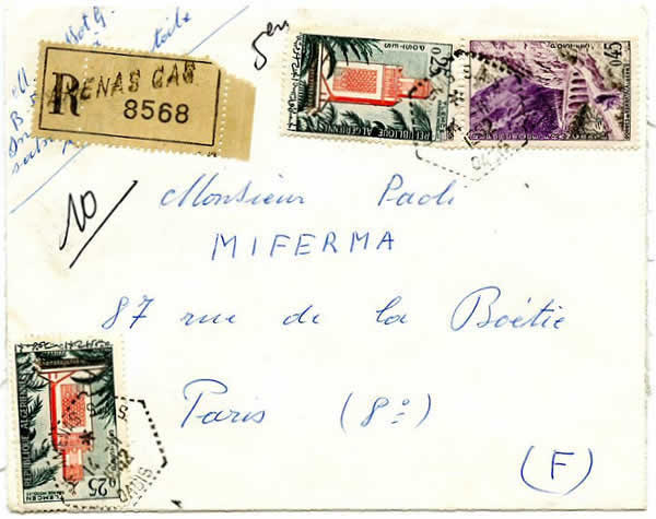 Lettre recommandée de CAS