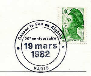 Commémoration 1982 du cessez-le-feu