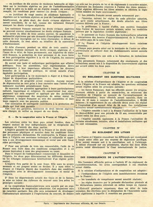 Déclaration d'Evian (2)