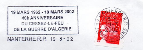 OMEC 40ème anniversaire du cessez-le feu en Algérie Nanterre 2002