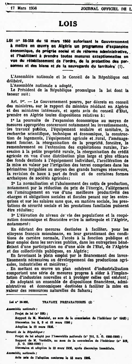 Pouvoirs Spéciaux